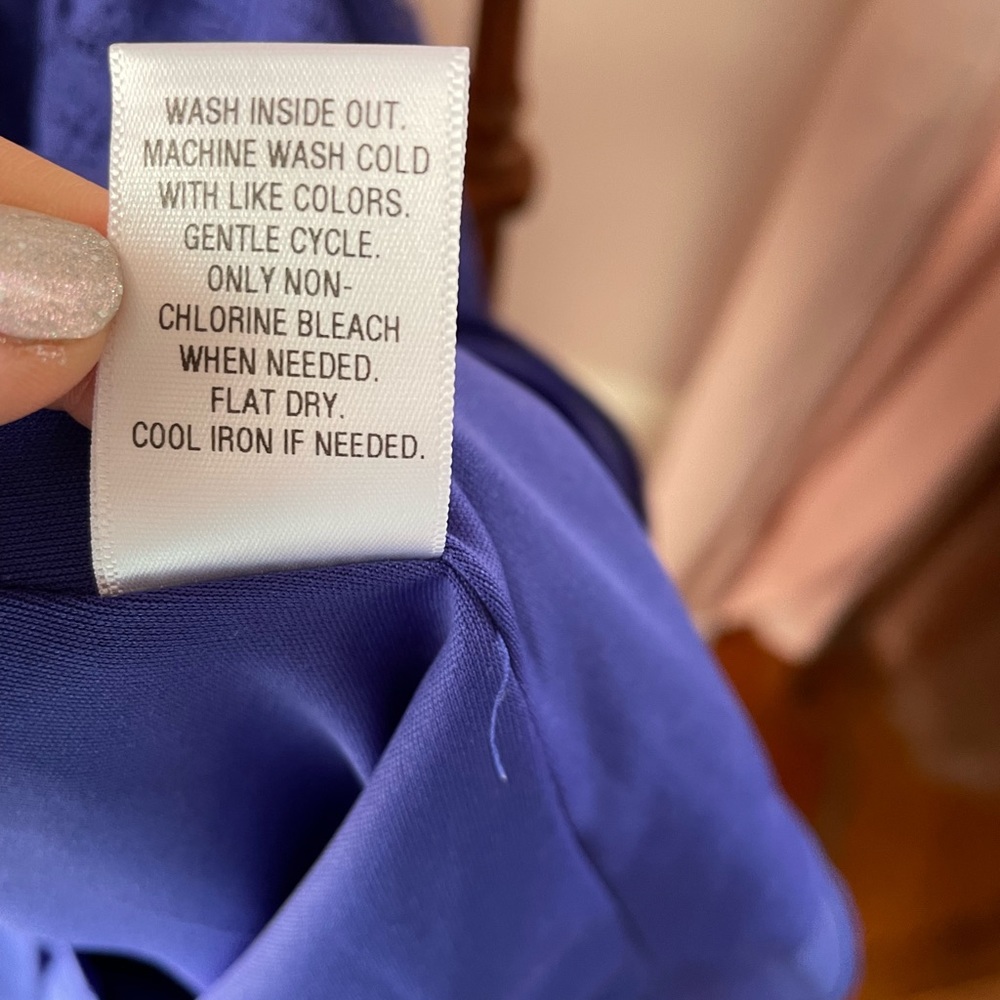 Princess Vera Wang dress - royal blue - Picture 5 of 5